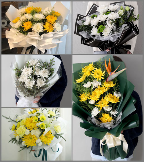 四川绵阳梓潼县三泉乡白雀村白事花束代送